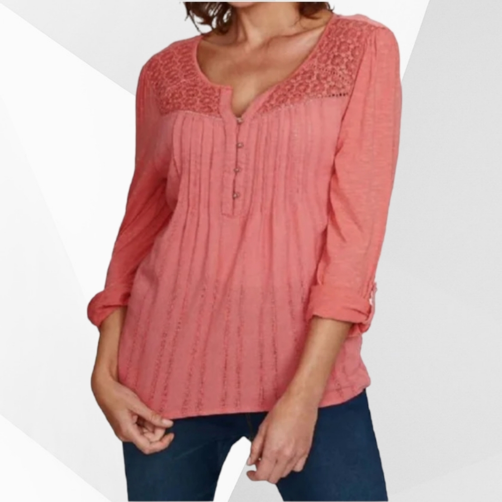 Gloria Vanderbilt Gauzy Zuri Shirt